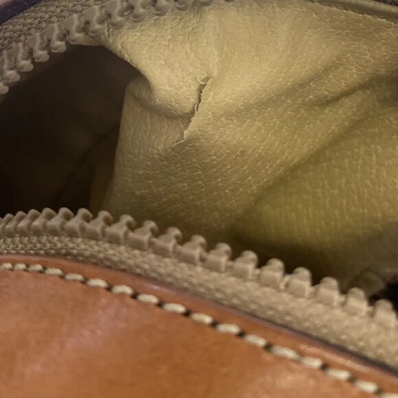 CELINE Logo Macadam Pattern Travel Hand Bag PVC Leather Brown GHW Italy 65YF574 - Picture 4 of 16